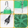 Thermostat Controlled Heating Device for Farm Animal Enclosures Safety Overheating Protections Adjustable Heating Lamp