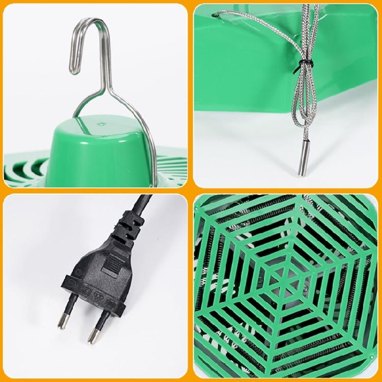 Thermostat Controlled Heating Device for Farm Animal Enclosures Safety Overheating Protections Adjustable Heating Lamp