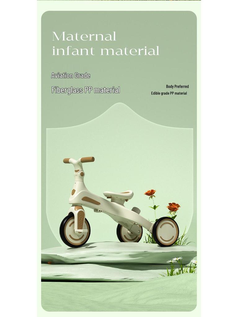 Multifunctional Children's Tricycle & Baby Stroller: 1-3 Years, Reclining, Lightweight Design