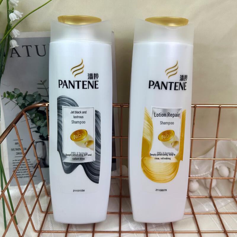 

Pantene Shampoo Duo Pack: Lotion Repair & Black Shine 400g Each