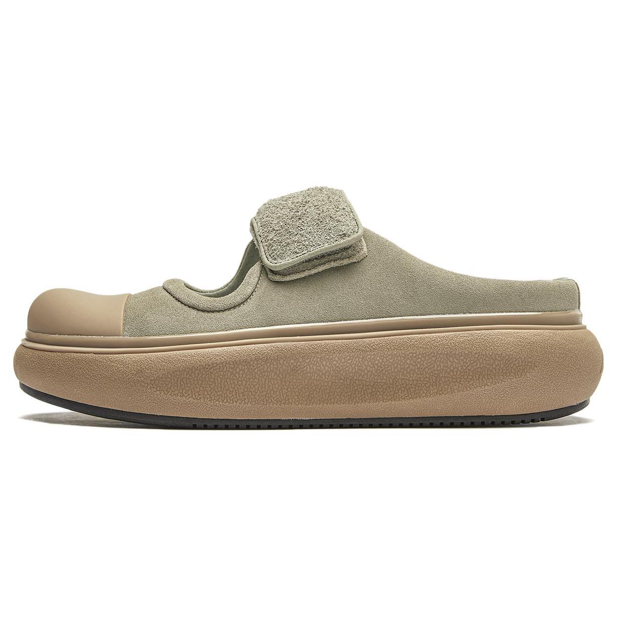 

Li Ning Cloud Wandering Marie Cushioning, Wear Resistant Low top Casual Shoes Women s Withered Grass Gray AZGU040-6 37