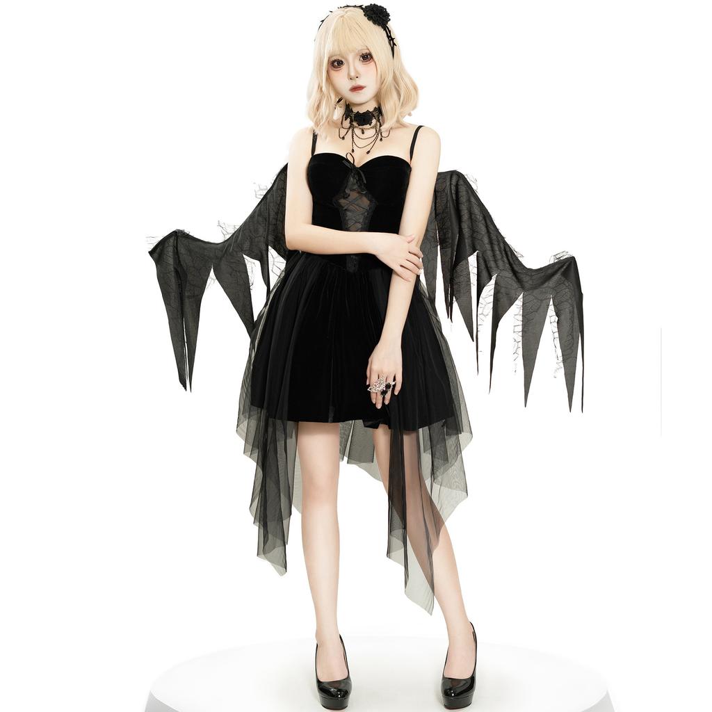 S-XL Halloween Black Angel Costume COS Costume