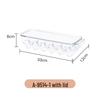 Caja de Almacenamiento de Alimentos para Refrigerador de PET Transparente para Frutas y Verduras