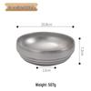 Korean Style Stainless Steel Double Layer Bowl