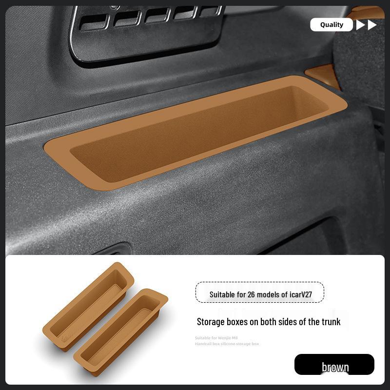 

Trunk Storage Organizer for 26 Chery ICAR V27 Models - Car Accessories & Modified Parts