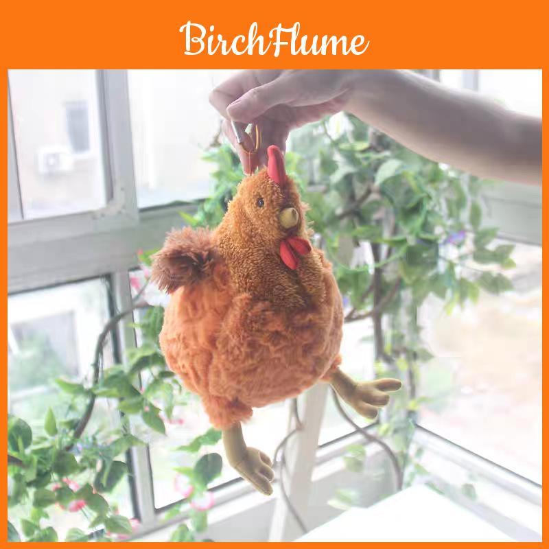 Cute Plush Chick Pen Bag With Cartoon Design For Students And Kids
