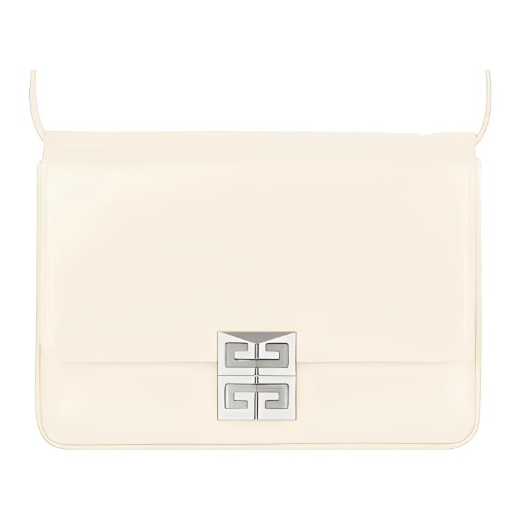 Givenchy 4G Series Classic Fashion Leather Shoulder Crossbody Bag Medium Women bags Ivory-White BB50HCB15S-105