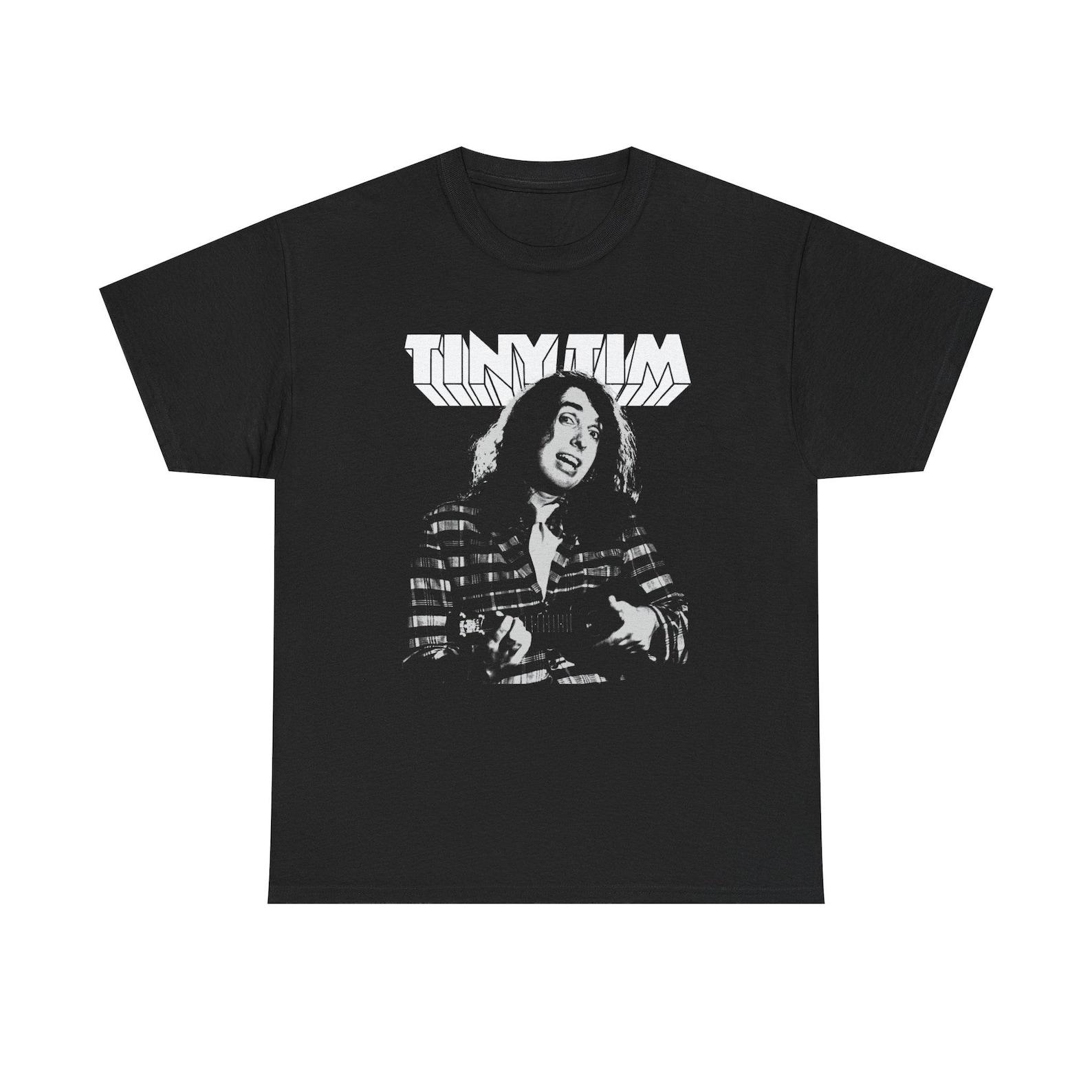 Tiny Tim Tiptoe Through The Tulips Shirt, Vintage Novelty Music Tee, 60s Cult Singer Graphic T Shirt, Retro Music Fan Gift 100