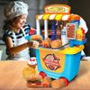 Cute Simulation Kids Ice Cream Shop Kitchen Cart Pretend Toy Set Role Play Gift