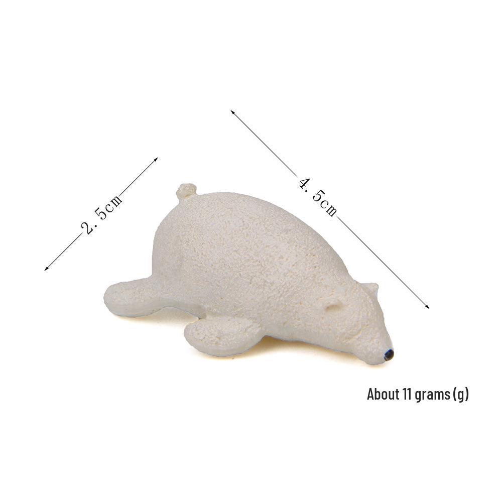 Gemütlicher Shiba Inu mit Bärenmagnet Figur Ornament