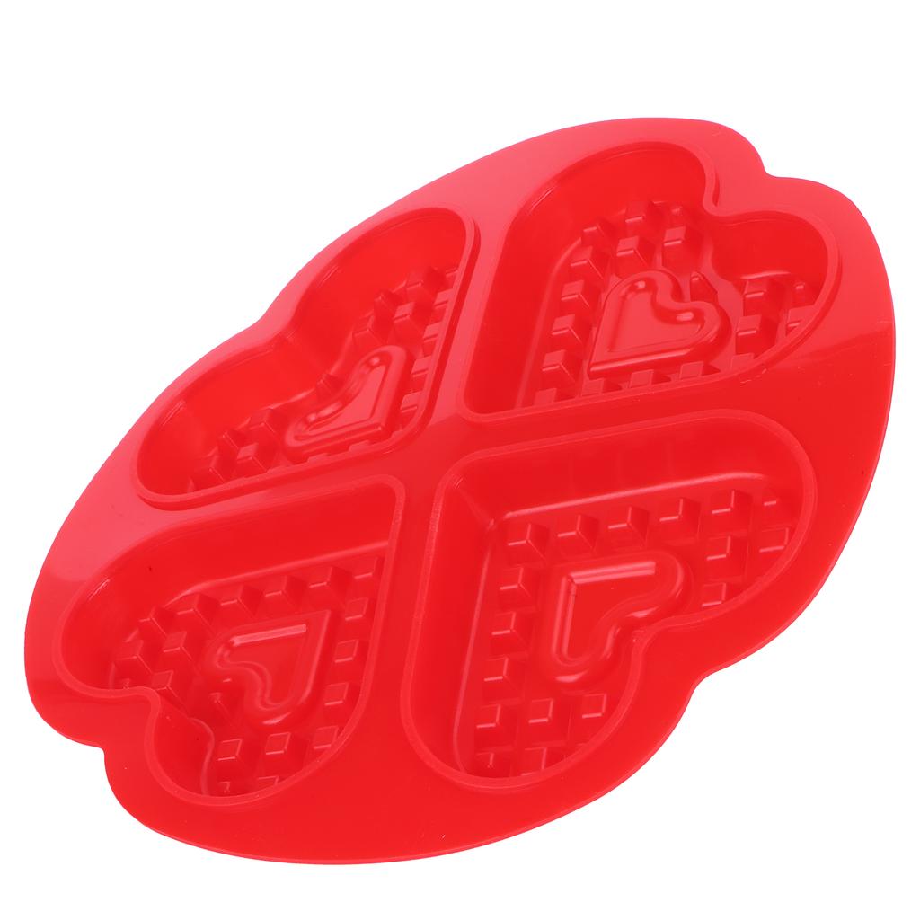 DIY Waffle Mold Reusable Silicone Muffin Cake Mould Baking Utensil Kitchen Accessory(4Grid