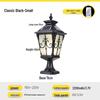 European Style Outdoor Solar Post Light: Waterproof Gate, Pillar, and Villa Wall Illumination