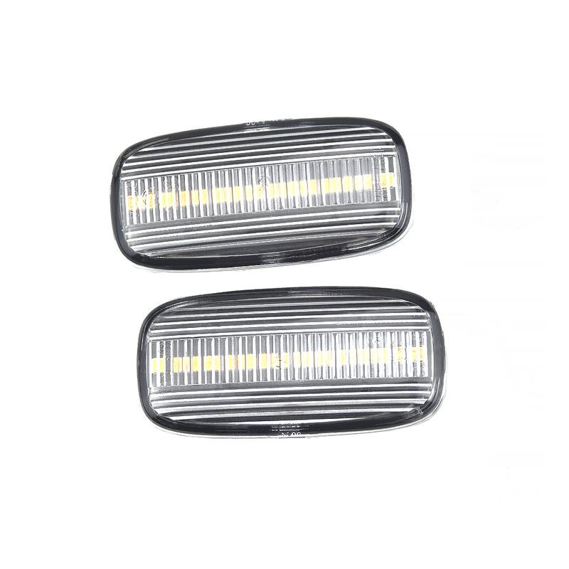 2pieces Led Dynamic Side Marker Turn Signal Light For Nissan AE50 Ambulance AWC34 STAGEA FGY33 CIMA P11 P11E R11 Presea