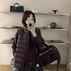 DIMANAF 2026 Autumn Winter Women Parkas Vest Coats Short Jackets Sleeveless Thick Warm New Outerwear Solid