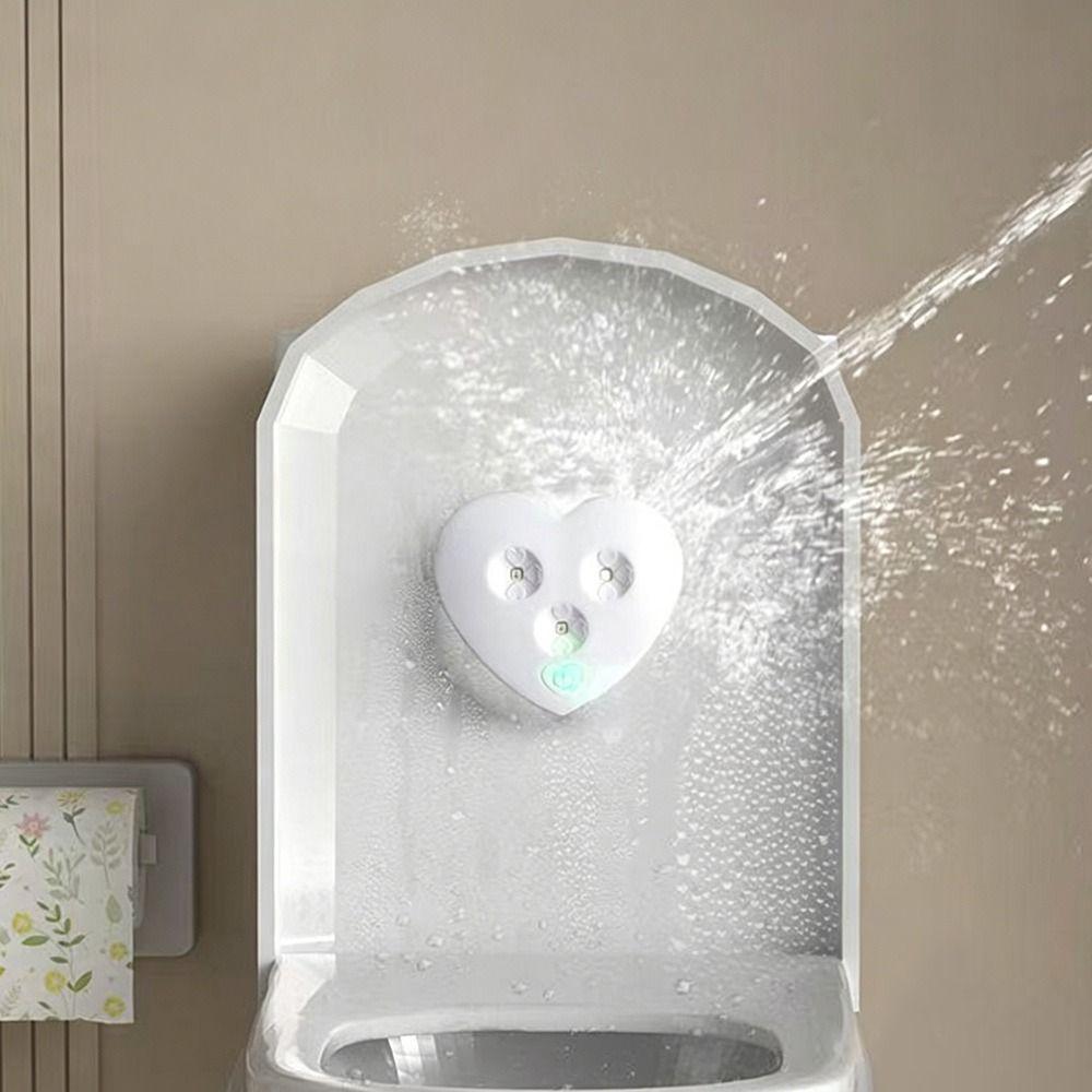 Heart Shaped UV Toilet Disinfector USB Rechargeable Toilet Disinfection Lamp  Toilet
