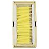 Takazawa Rousoku Buddhist Candles, Yellow, Small, 50 Candles