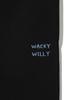 WACKY WILLY Women'S Straight Fit String Sweatpants Black