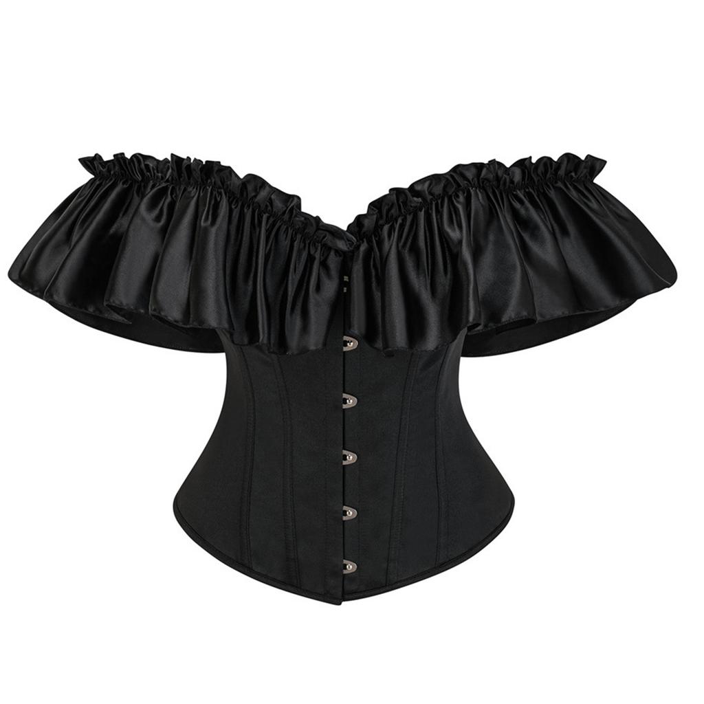 Ladies With Colored Ding Lace Court Ladies' Body Shaping Clothes, Court Waist Cinching And Body Hugging Clothes, Worn Outside