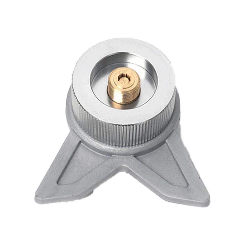 Outdoor Gas Tank Support Adapter Multi-Functional Anti-Leakage Self-Locking Device Stove Converter Head Camping Accessories