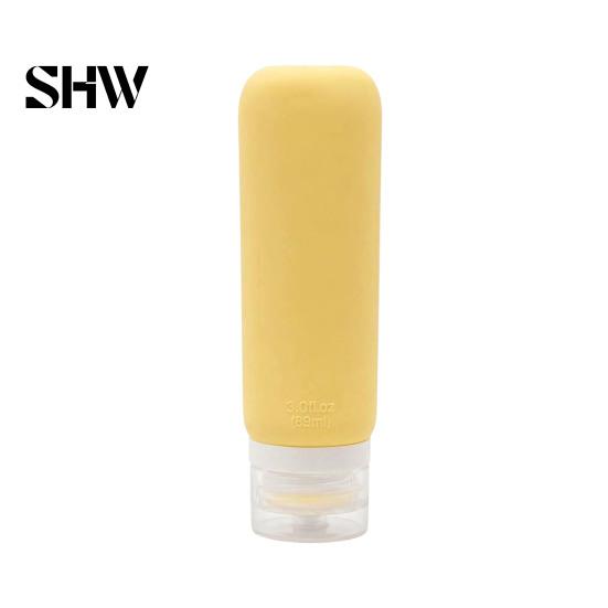 Travel Size Liquid Bottles 1/4Pcs Silicone Bottle for Toiletries, Leak Proof Container, Empty Cosmetic Refillable Squeeze Bottle, Essentials