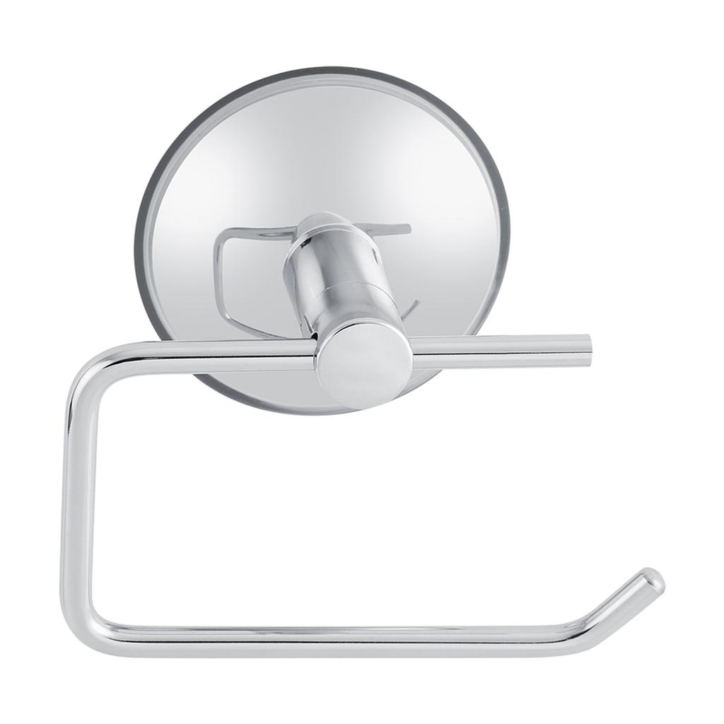 Stainless Steel Bathroom Toilet Suction Cup Paper Roll Holder Bar WallMounted Rack