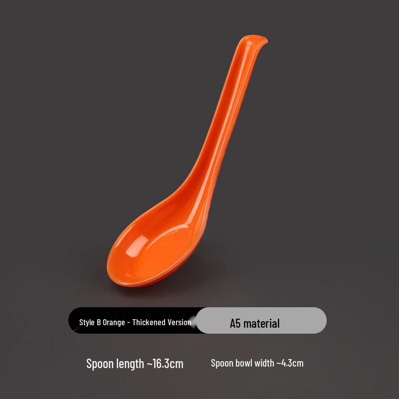 

Di Ruien A5 Melamine Long Handle Serving Spoons (10-Pack)