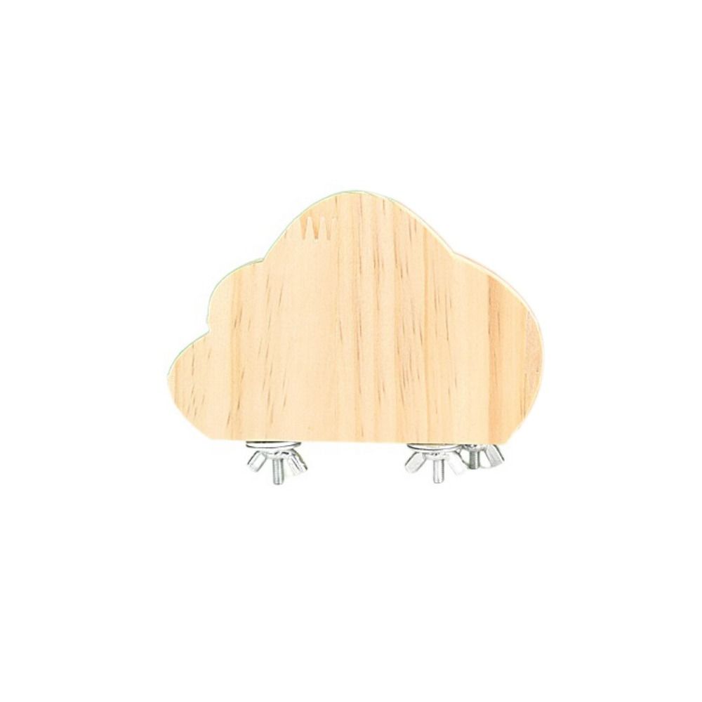 

Износостойкая деревянная подставка для домашних животных, трамплин для хомяка, попугая, кореллы S