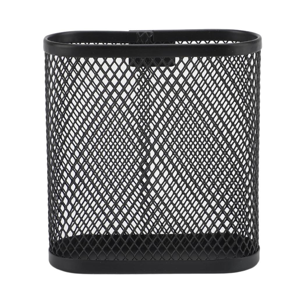 Hook On Style Wall Mount Pen Holder Metal Desk Side Pen Organizer Refrigerator Side Holding