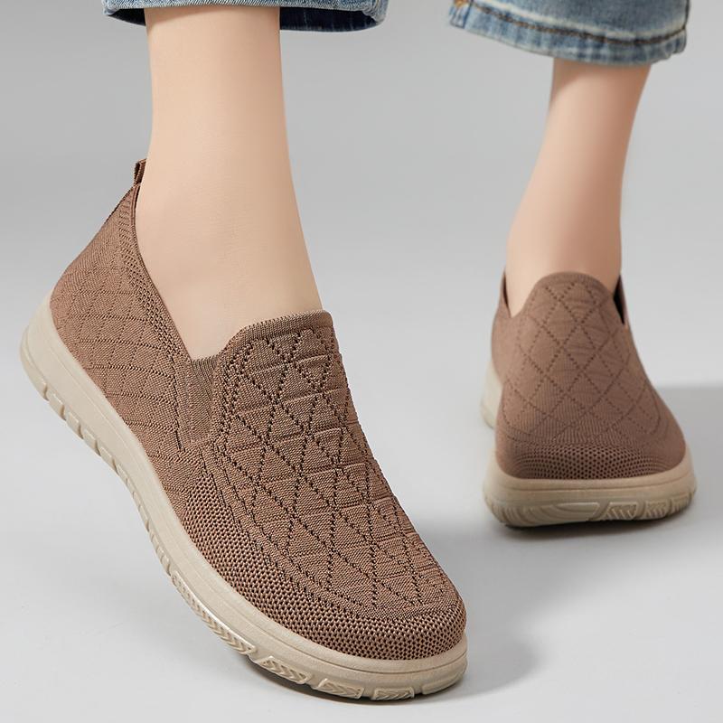 2025 New Women's Shoes Autumn New True Fly Weaving Cloth Shoes Women's Casual Sports Shoes Walking Shoes Comfortable