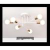 Nordic Wrought Iron Pendant Light: Creative Industrial Style for Living Room, Dining Room, or Bedroom.