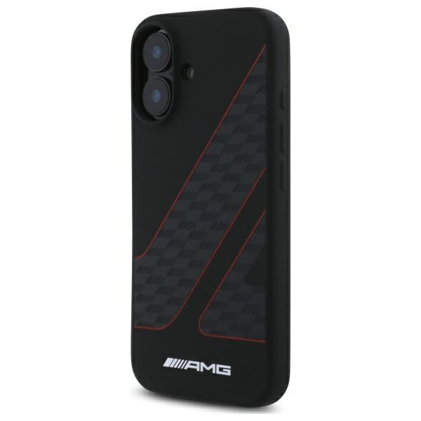 Amg Amhmp16S2Scfr Iphone 16 6,1         Black/Black Hardcase Checkered Flag Pattern Magsafe