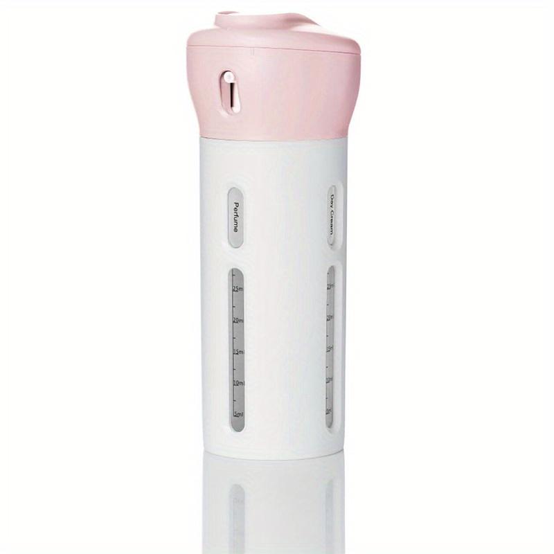 Travel Dispenser 4 In 1 Lotion Shampoo Gel Travel Dispenser Shower Bottles Refillable Travel Bottles розовый