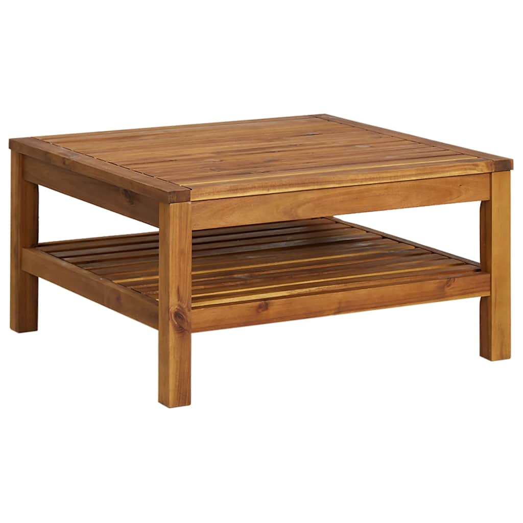 Vidaxl Stolik Kawowy, 65 X 65 X 35 Cm, Lite Drewno Akacjowe