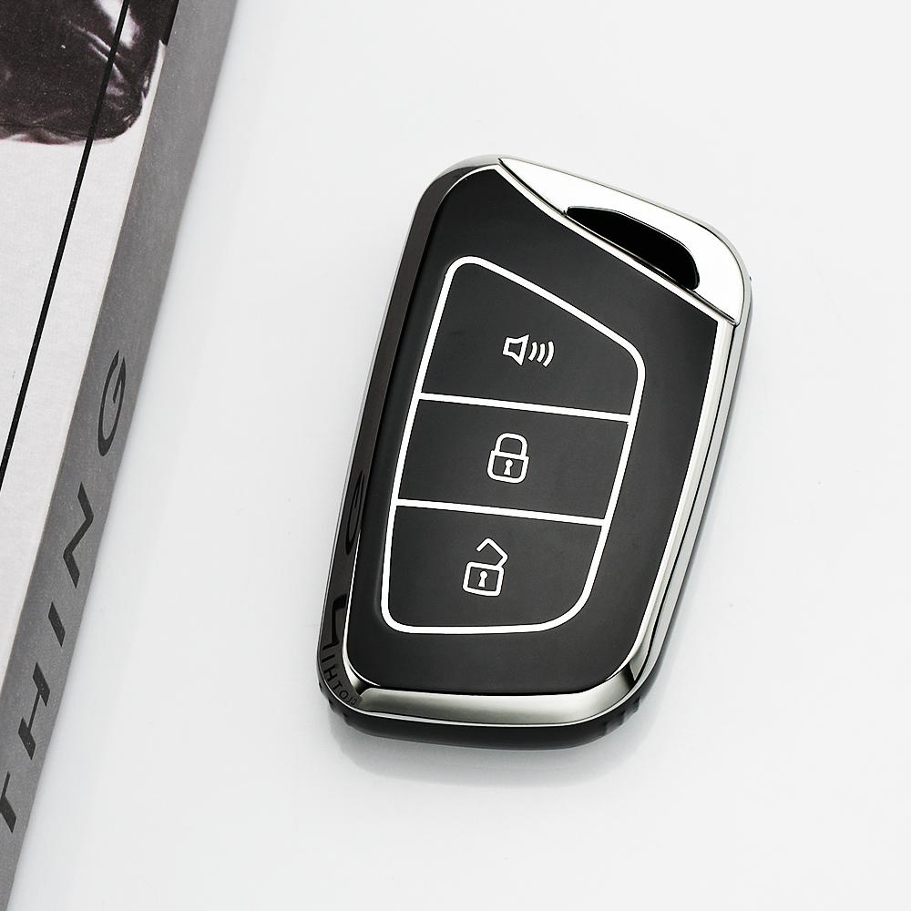 Auto Keyless Shell Protector For Jac Hunter Pickup Ievs4 Iev7S Refine S4 S7 A5 Tpu Car Remote Key Case Cover Bag Accessories