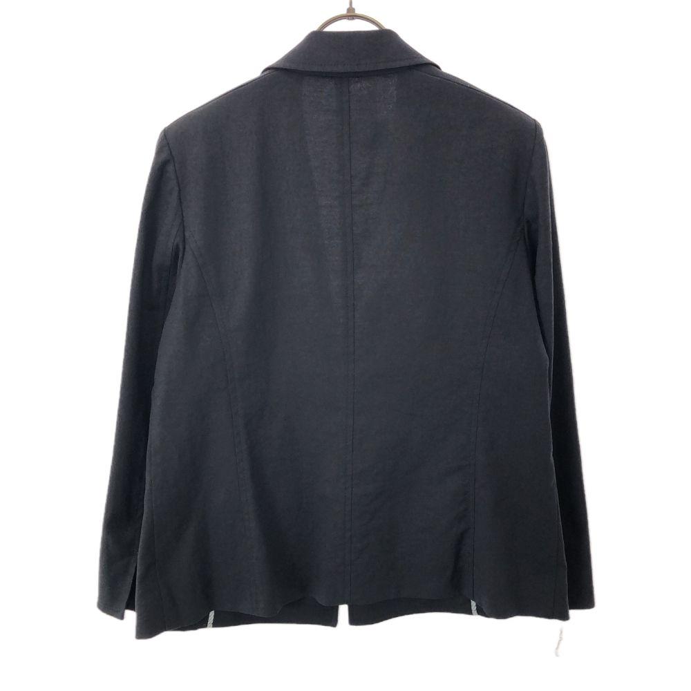 MACKINTOSH PHILOSOPHY Long Sleeve Tailored Jacket 40 Navy Linen Blend Women Used