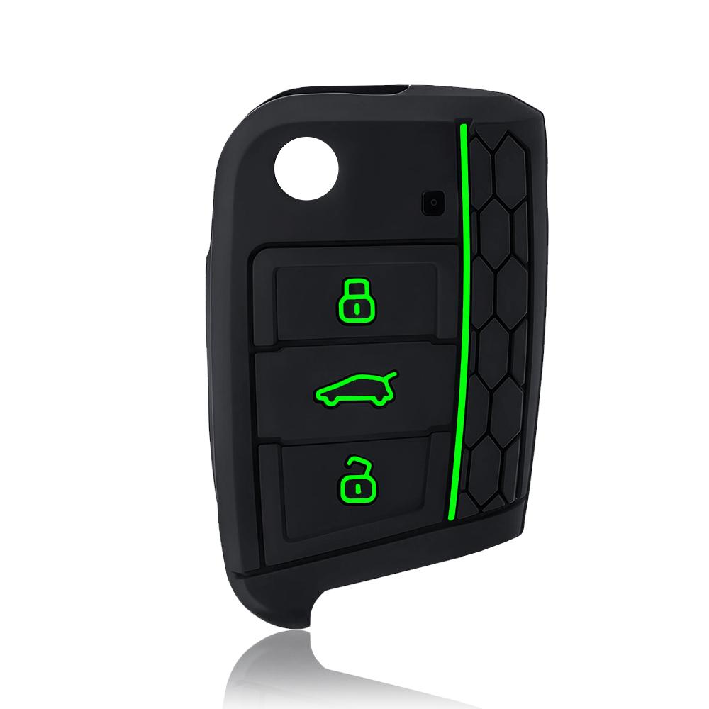 

New Style Key Case Cover For Vw Golf 7 Gti Polo T-Cross T-Roc Touran Tiguan Skoda Octavia Rapid Fabia Seat Ibiza Leon Ateca