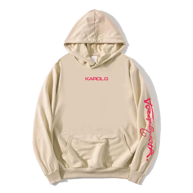 Tropicoqueta Hoodie KAROL G Album Printing Sweatshirts Long Sleeve Female Hooded Pullovers Fleece Warm Streetwear