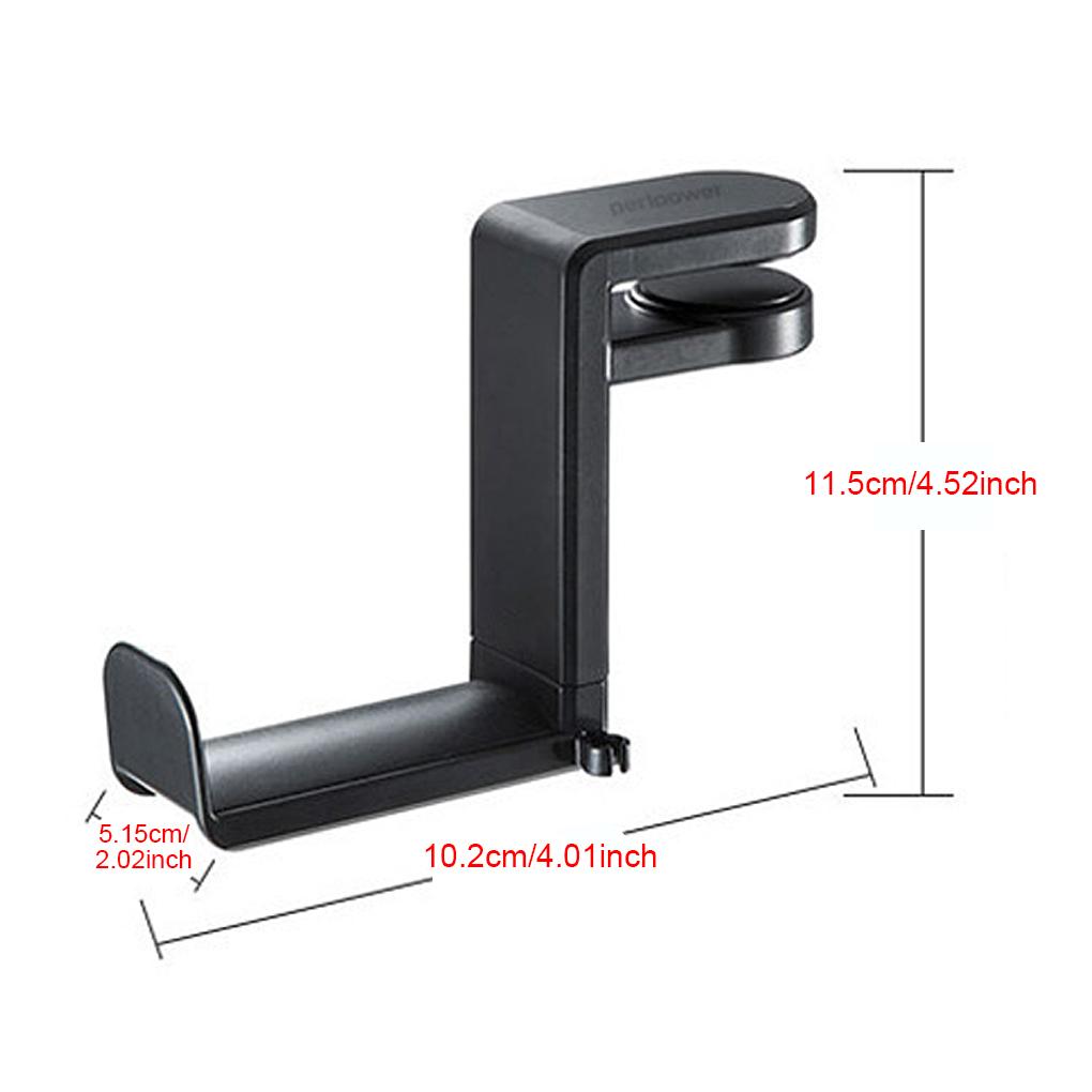 Table Headphone Bracket Organizing Desk Game Headset Holder 360 Degree Rotatable Hanger Bar Organizer Rack Supply