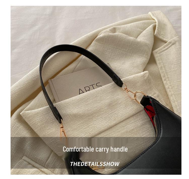 Vintage-Style Crescent Shoulder Bag: Trendy, Comfortable, and Fashionable Handbag