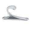 Modern Wall Mounted Coat Hook Bathroom Cloakroom Closet Clothes Rack Holder Hooks(Matte Black)