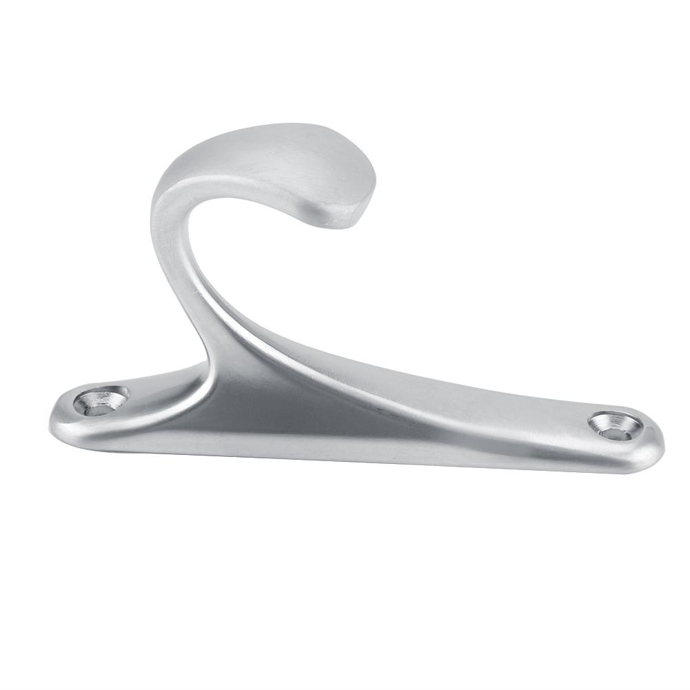 Modern Wall Mounted Coat Hook Bathroom Cloakroom Closet Clothes Rack Holder Hooks(Matte Black)