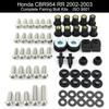 Fit For Honda CBR954RR 2002 2003 CBR 954RR Motorcycle Full Fairing Kit Clips Complete Full Fairing Bolts Kit Stainless Steel