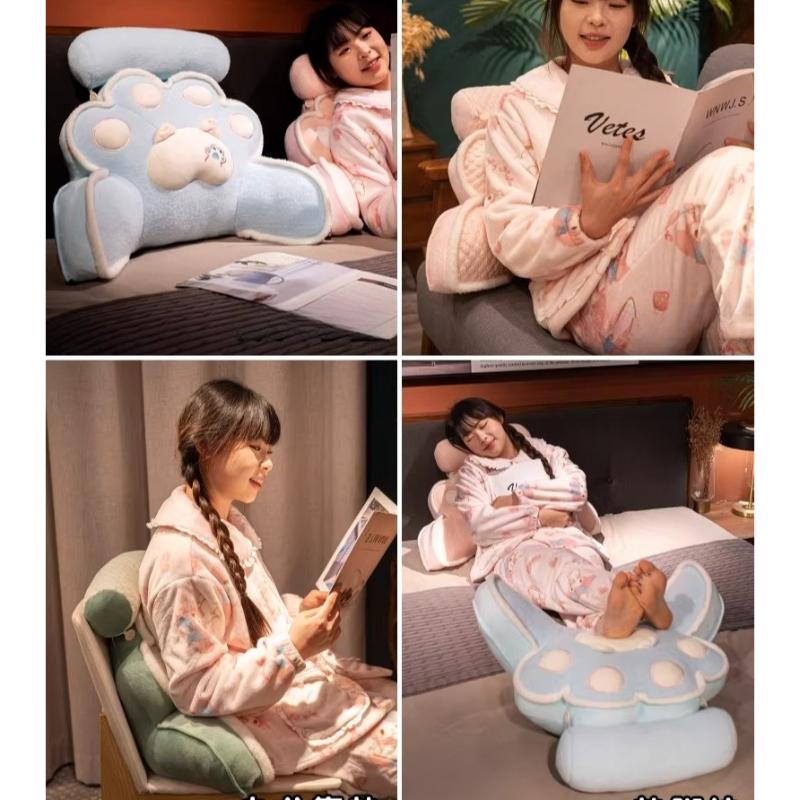 1pcs Office Seat Cushion Pregnant Women's Lumbar Support Pillow Dormitory Student Reading Pillows Soft Cushion for Home Bedroom and Study Sofa