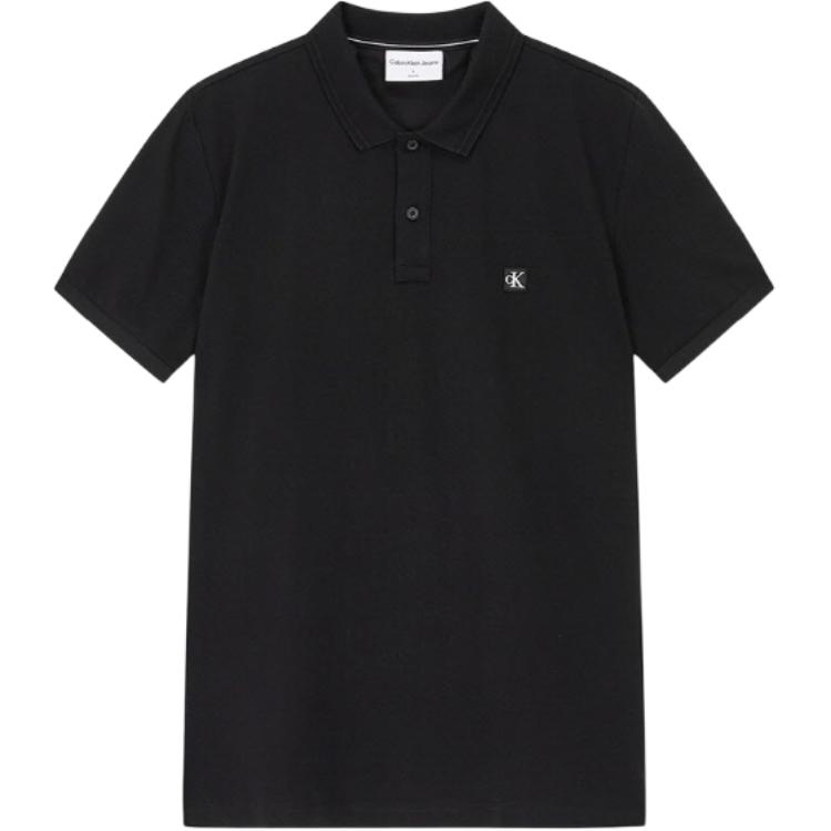 

Calvin Klein Logo Slim Fit Short Sleeve Polo Shirt Men tops Black J324246R-BEH S
