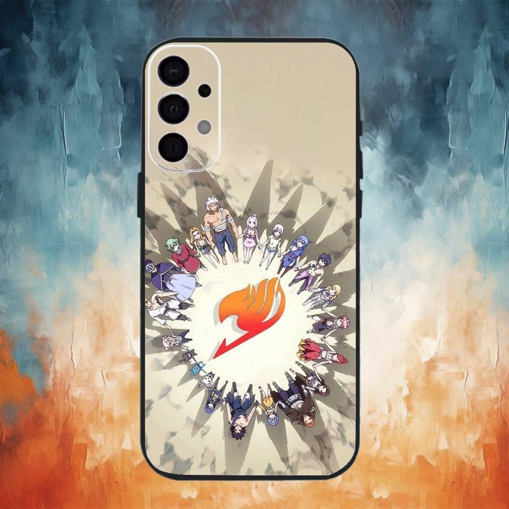Anime F-Fairy  Comics TailS Phone Case For Samsung S25,S24,S21,S22,S23,S30,Ultra,S20,Plus,Fe,Note,10,9,5G Black Cover