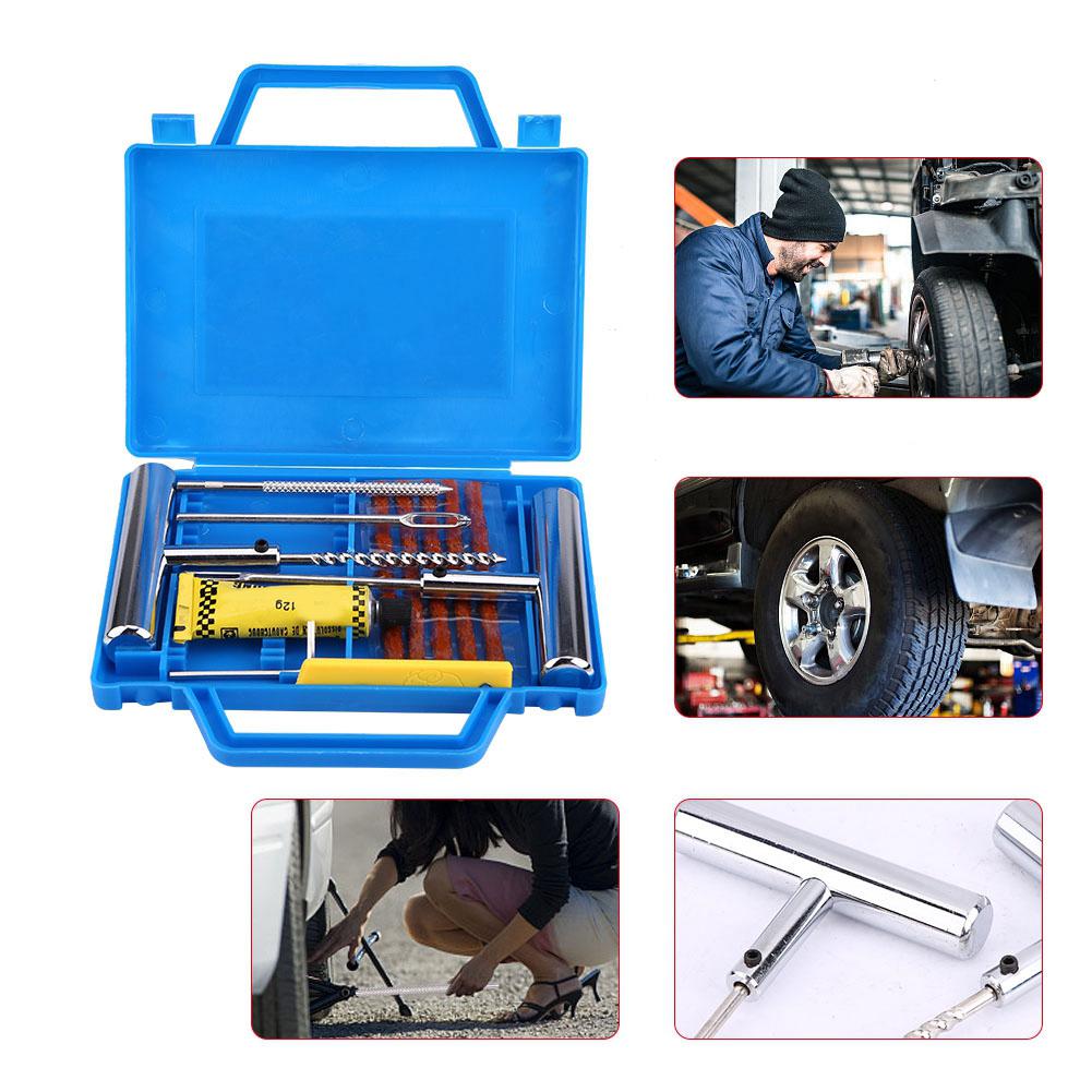 11 pcs Car Tire Tyre Puncture Quick Repair Tool Kit