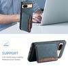 DENIOR D13 For Google Pixel 8a Case 2 In 1 Detachable Leather Phone Back Cover