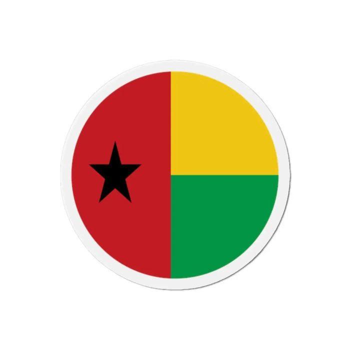 Aimant Rond - Guinée-Bissau - 9 cm - 50 pièces - Multicolore - Mixte