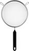 304 Stainless Steel Kitchen Strainer with PP Handle, Easy Clean. 30x19cm, for Draining Pasta, Veggies, Durable