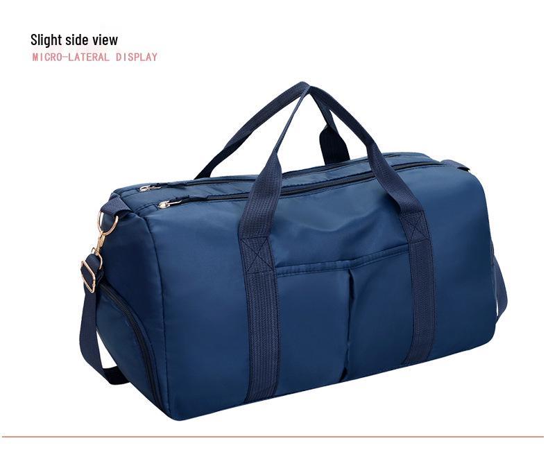 Women's Lightweight Travel Bag with Shoe Compartment - Multifunctional Gym Bag with Wet/Dry Separation